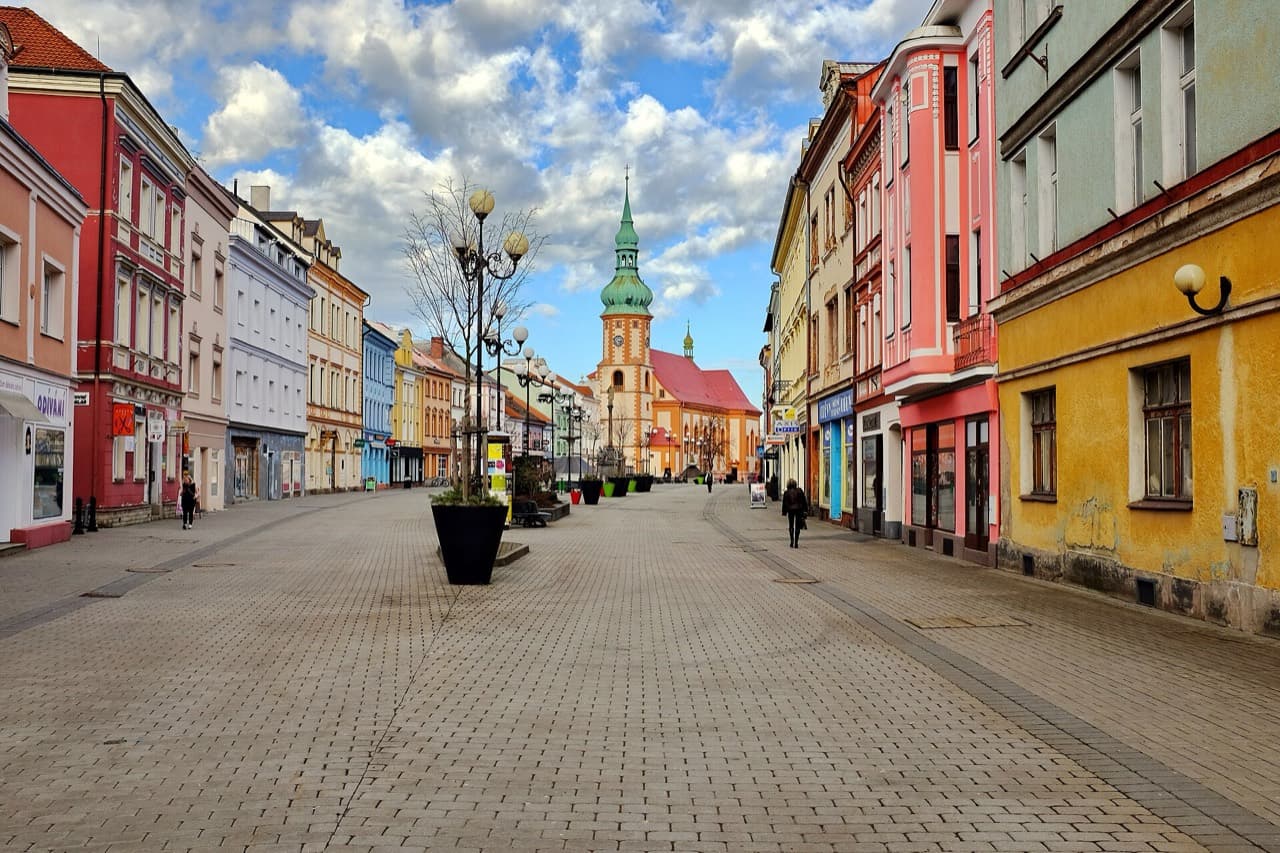 Sokolov, centrum města